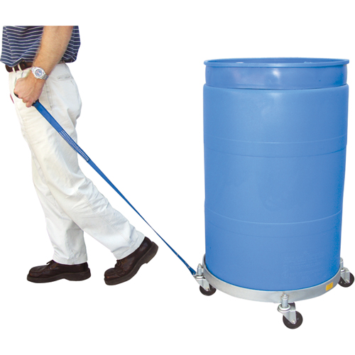 Multi-Tier Drum Dollies, Steel, 900 lbs. Capacity, 23-1/2" Diameter, Rubber Casters OSI Industrial Sales