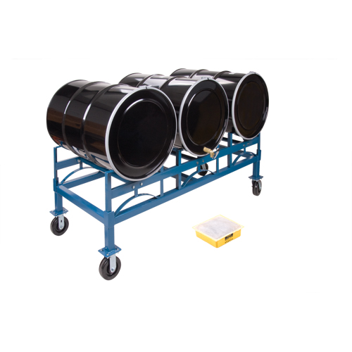 Porte-barils empilables, 3 barils, Capacit&eacute; de 2400 lb, 71-1/2" la x 30" p x 12-1/2" h OSI Industrial Sales