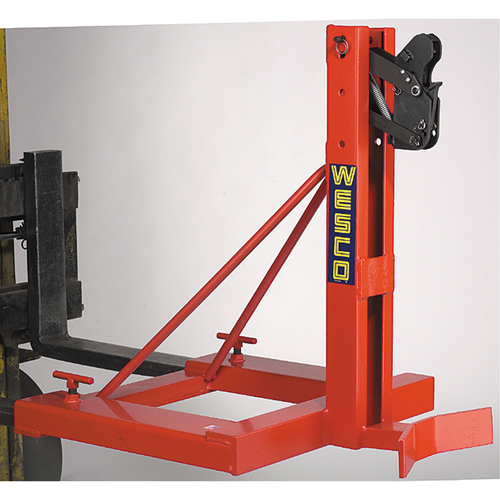 Gator Grip Forklift Attachment for Drum Handling, For 30 US Gal. (25 Imperial Gal.) / 50 US Gal. (41.6 Imperial Gal.) / 80 US Gal. (66.6 Imperial Gal.) OSI Industrial Sales