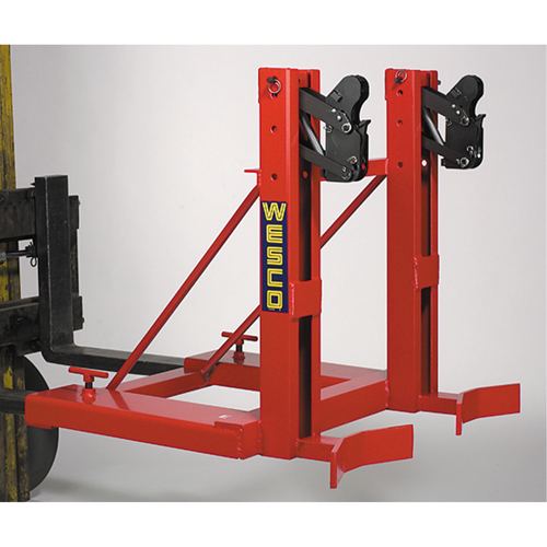 Manipulateurs de baril Gator Grip pour chariot &eacute;l&eacute;vateur, Pour 30 gal. US (25 gal. imp.) / 50 gal. US (41.6 gal. imp.) / 80 gal. US (66.6 gal. imp.) OSI Industrial Sales