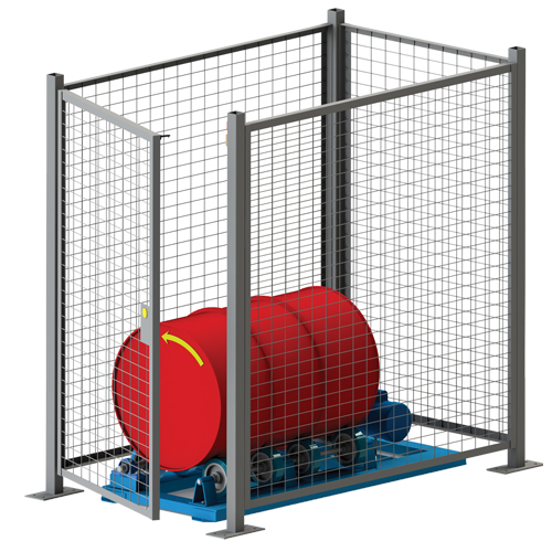 Stationary Drum Roller - Guard Enclosure OSI Industrial Sales