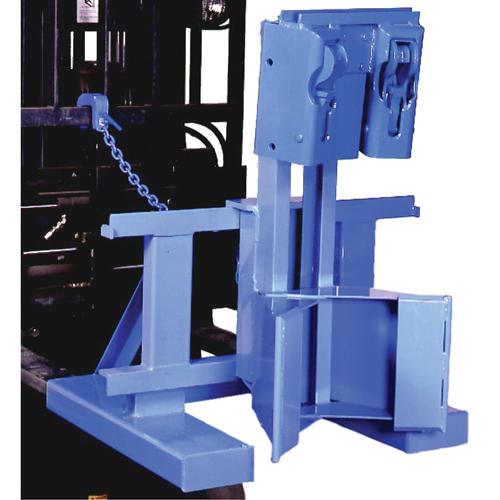 Manipulateur de barils MORSPEED 1500 pour chariot &eacute;l&eacute;vateur, Pour 55 gal. US (45 gal. imp.) OSI Industrial Sales