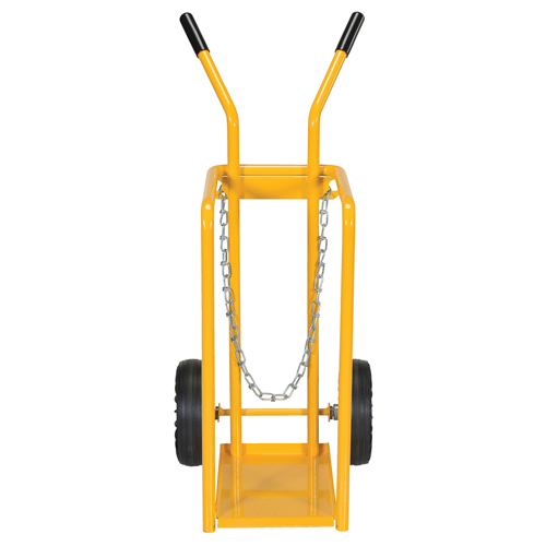 Chariot pour bouteille de gaz, Roues Caoutchouc moul&eacute;, Base de 9-13/16" la x 16" lo, 150 lb OSI Industrial Sales
