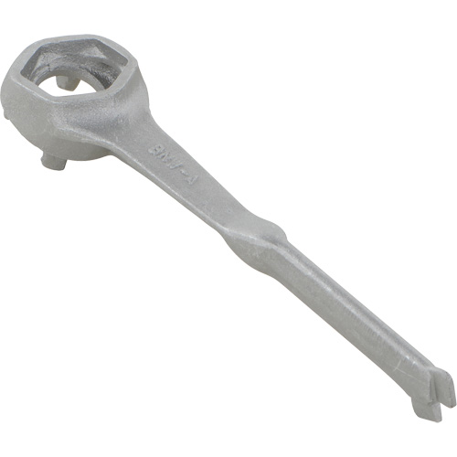 Single Ended Specialty Bung Nut Wrench, 1-1/2" Opening, 4-1/4" Handle, Non-Sparking Aluminum OSI Industrial Sales