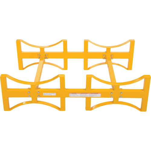 Steel Stackable Drum Rack, 2 Drums, 1600 lbs. Capacity, 45-1/2" W x 29-7/8" D x 12-3/4" H OSI Industrial Sales