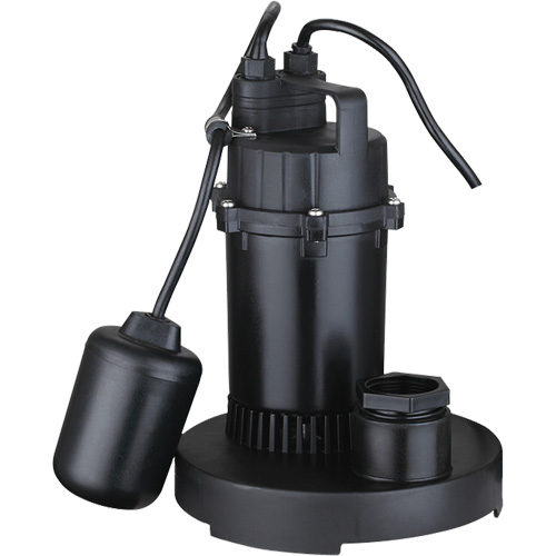 Thermoplastic Submersible Sump Pump, 2560 GPH, 115 V, 4.6 A, 1/3 HP OSI Industrial Sales