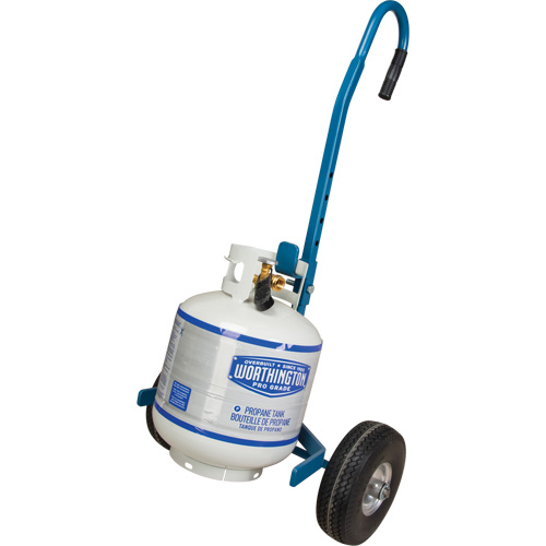 Chariot &agrave; cylindres, Roues Anticrevaison, Base de 15-1/2" W x 14-1/4" L, 600 lb OSI Industrial Sales