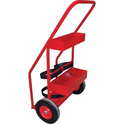 Chariot de prevention d'incendie pour travaux &agrave; chaud, Roues Semi-pneumatique, Base de 17,75" la x 8,9" lo, 100 lb OSI Industrial Sales