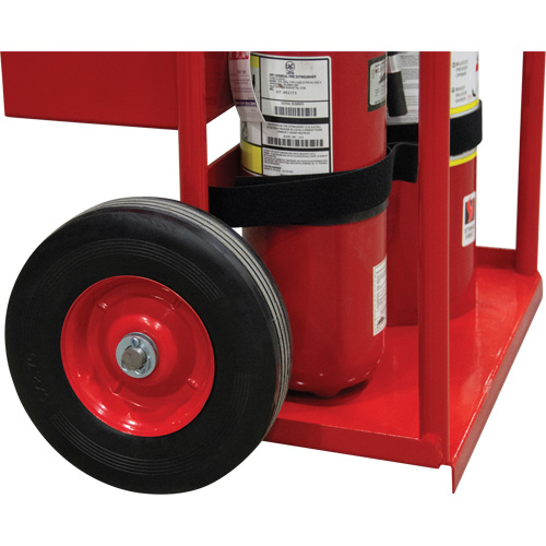 Chariot de prevention d'incendie pour travaux &agrave; chaud, Roues Semi-pneumatique, Base de 17,75" la x 8,9" lo, 100 lb OSI Industrial Sales