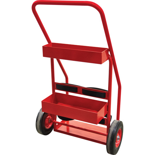Chariot de prevention d'incendie pour travaux &agrave; chaud, Roues Semi-pneumatique, Base de 17,75" la x 8,9" lo, 100 lb OSI Industrial Sales