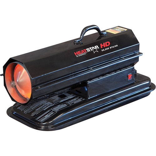 Radiateur &agrave; air puls&eacute; s&eacute;rie entrepreneur, Soufflant, K&eacute;ros&egrave;ne, 50 000 BTU/H OSI Industrial Sales