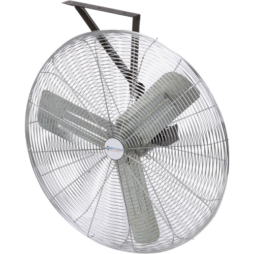 Non-Oscillating Wall Fan, Commercial, 3 Speed, 24" Diameter OSI Industrial Sales