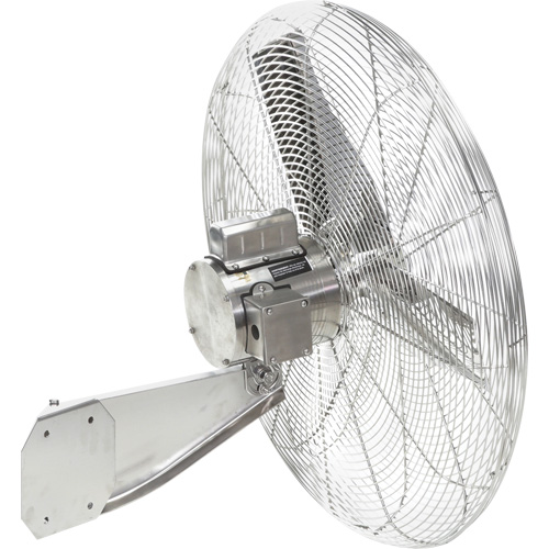 Stainless Steel Food Service Washdown Air Circulating Fans, Industrial, 1 Speed, 24" Diameter OSI Industrial Sales