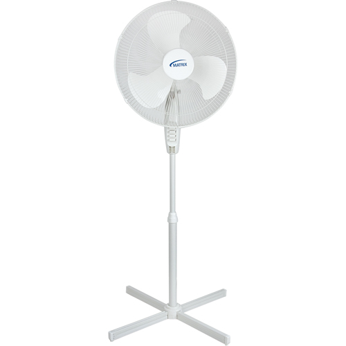 Ventilateur oscillant sur socle, Commercial, 3 Vitesses, Diam&egrave;tre de 18" OSI Industrial Sales