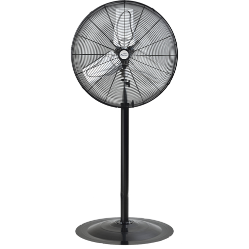 Ventilateur oscillant sur socle, Robuste, 2 Vitesses, Diam&egrave;tre de 24" OSI Industrial Sales