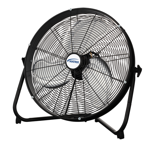 Ventilateur de plancher &agrave; haute v&eacute;locit&eacute;, Commercial, 3 vitesses, Diam&egrave;tre de 20" OSI Industrial Sales