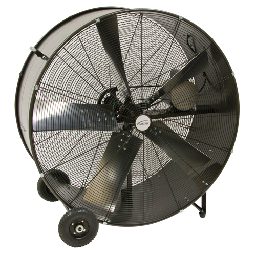 Heavy-Duty Fixed Belt Drive Drum Fan, Industrial, 2 Speed, 42" Diameter OSI Industrial Sales