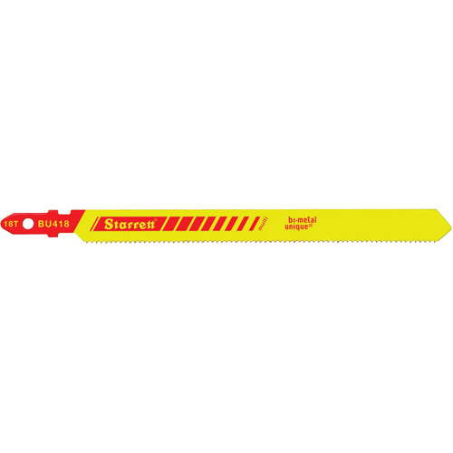 Lames pour scie sauteuse Unified Shank, Bim&eacute;tal, 4" lo, 18 dents par pouce OSI Industrial Sales