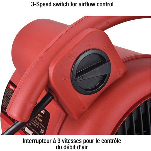 Appareil de ventilation, 550 pi³/min OSI Industrial Sales