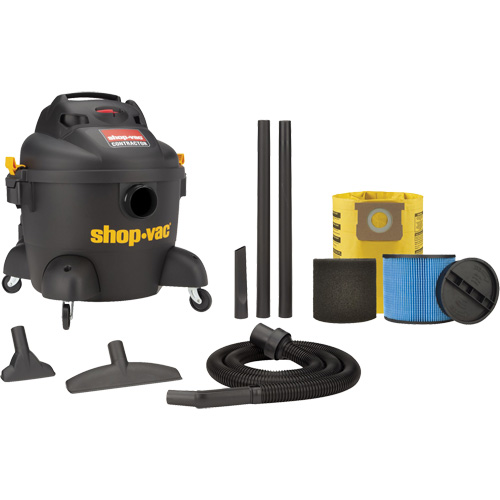 Contractor Series Shop Vacuum, Wet-Dry, 3.5 HP, 6 US Gal. (22.7 Litres) OSI Industrial Sales