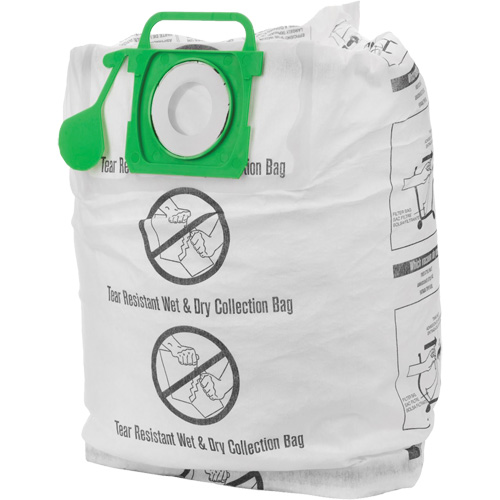 Sacs daspirateur r&eacute;sistants &agrave; la d&eacute;chirure pour les d&eacute;chets humides et secs, 5 - 10 gal. US OSI Industrial Sales