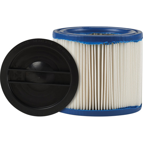 Petit filtre pour aspirateur pour d&eacute;bris secs/humides CleanStream Gore, Cartouche/Hepa, Pour 1 - 6 gal. US OSI Industrial Sales