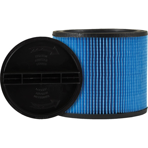 Filtre pour aspirateur Ultra-Web, Cartouche, Pour 5 gal. US OSI Industrial Sales