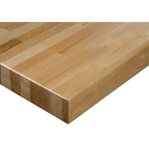 Dessus d'&eacute;tabli en bois dur stratifi&eacute;, 96" la x 36" p, Bordure Carr&eacute;e, &eacute;paisseur 1-3/4" OSI Industrial Sales