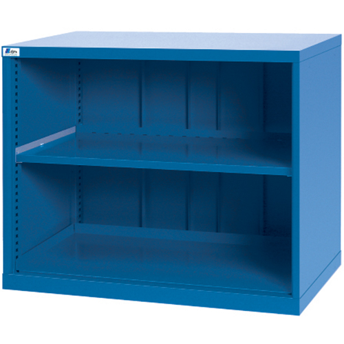Shelf Cabinets, Steel, 33-1/2" H x 40-1/4" W x 22-1/2" D, Bright blue OSI Industrial Sales