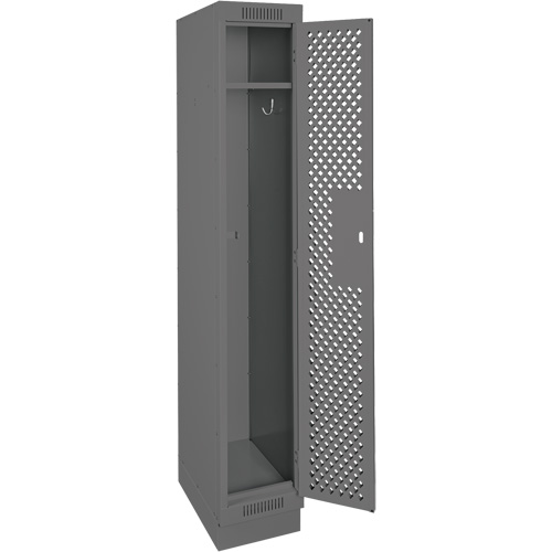 Casiers Clean Line, 12" x 15" x 76", Acier, Charbon, Rivet (assembl&eacute;), Perfor&eacute; OSI Industrial Sales