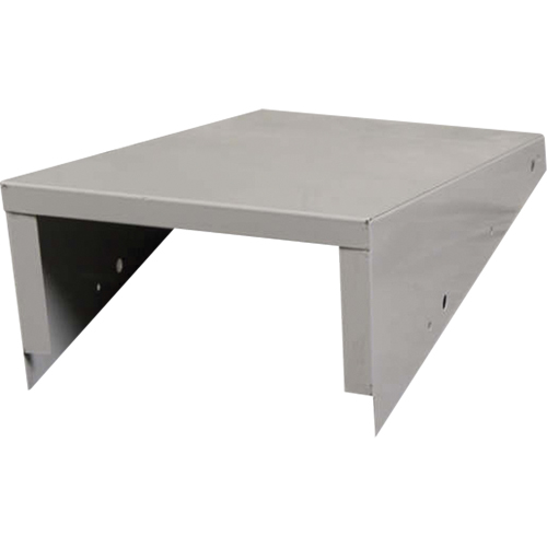 Clean Line Economy Lockers Slope Top, 3 Bank, 18" D x 36" W x 6" H, Grey, Steel OSI Industrial Sales