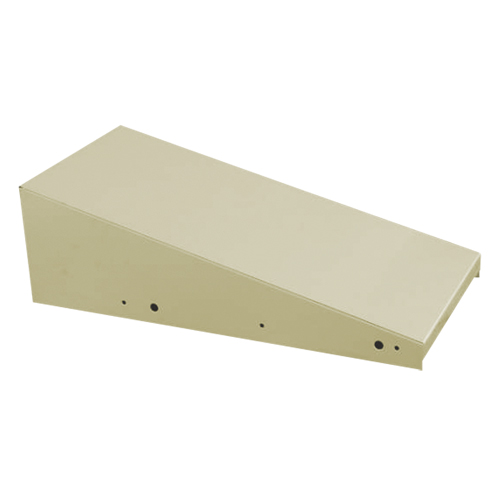 Clean Line Economy Lockers Slope Top, 3 Bank, 18" D x 36" W x 6" H, Beige, Steel OSI Industrial Sales