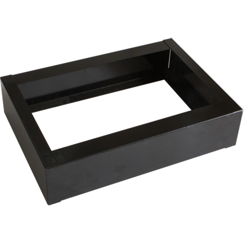 All-Welded Concorde - Heavy-Duty Lockers Recessed Base, 1 Banks, 4" H x 12" W x 17" D, Black, Steel OSI Industrial Sales