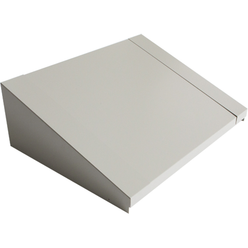 Dessus inclin&eacute; pour casiers robustes enti&egrave;rement soud&eacute; Concorde, Bloc de 2, 18" p x 24" la x 6" ha, Gris, Acier OSI Industrial Sales