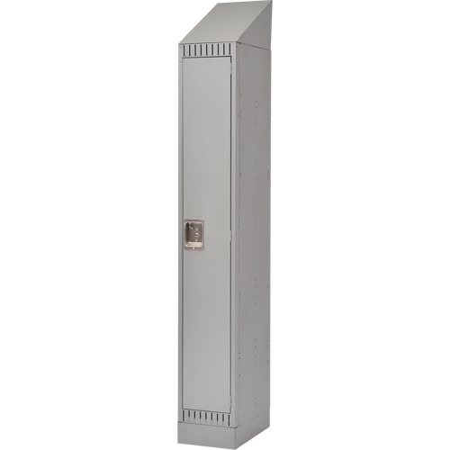 Lockers, 12" x 18" x 86", Steel, Grey, Knocked Down OSI Industrial Sales