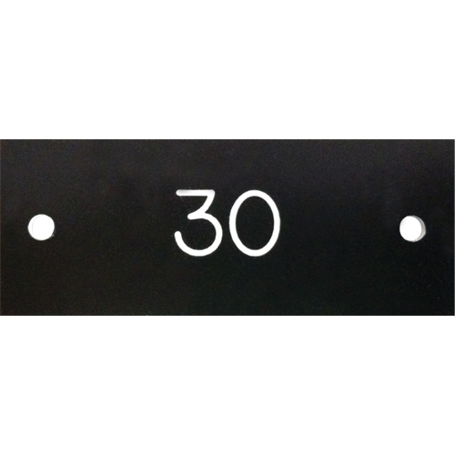 Plaques num&eacute;rot&eacute;es pour casiers OSI Industrial Sales