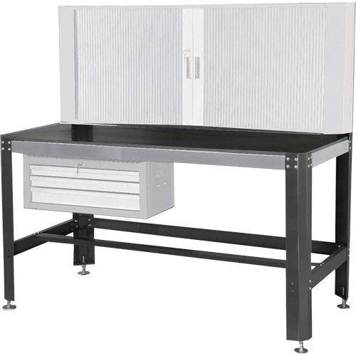 Work Bench, Laminate Surface, 26" W x 30" D x 63" H OSI Industrial Sales