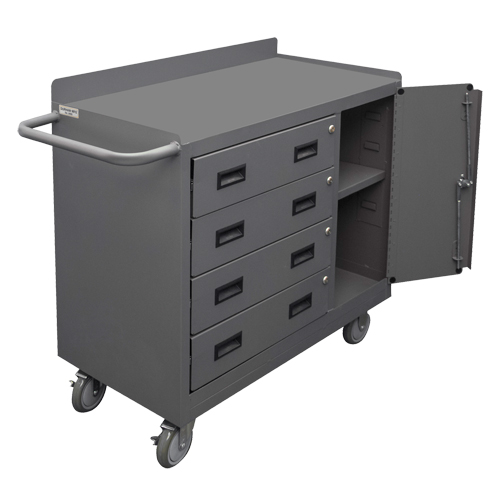 Mobile Workbench Cabinet, Steel Surface OSI Industrial Sales