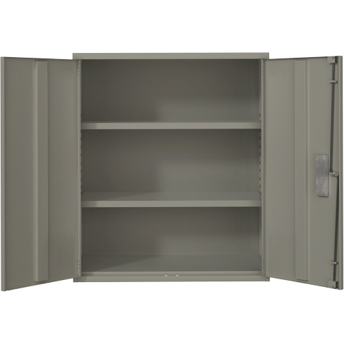 Lo-Boy Storage Cabinet, Steel, 2 Shelves, 40" H x 36" W x 18" D, Grey OSI Industrial Sales
