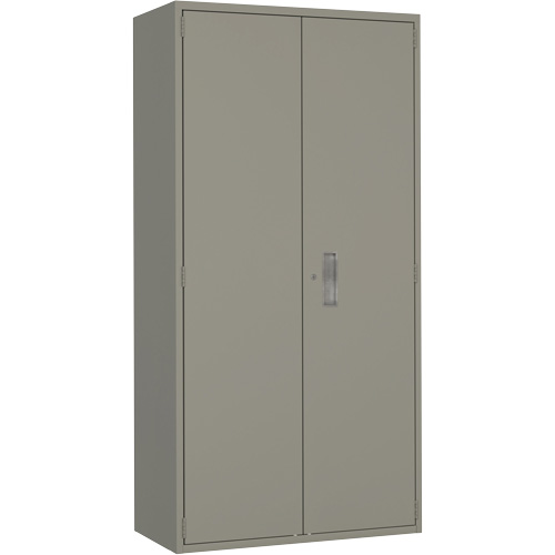 Hi-Boy Storage Cabinet, Steel, 4 Shelves, 72" H x 36" W x 18" D, Grey OSI Industrial Sales