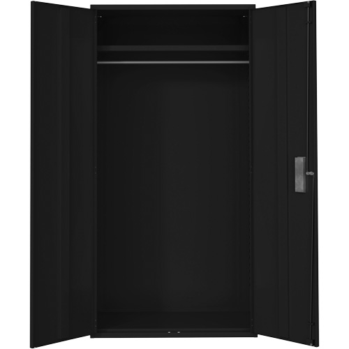 Armoire garde-robe, Acier, 36" la x 18" p x 72" h, Noir OSI Industrial Sales