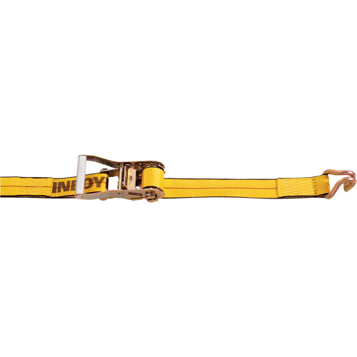 Ratchet Strap, Wire Hook, 2" W x 30' L, 3333 lbs. (1511 kg) Working Load Limit OSI Industrial Sales