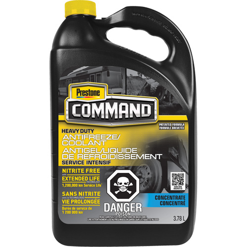 Liquide de refroidissement/antigel concentr&eacute; sans nitrate robuste longue dur&eacute;e pour service lourd Command, 3,78 L, Cruche OSI Industrial Sales