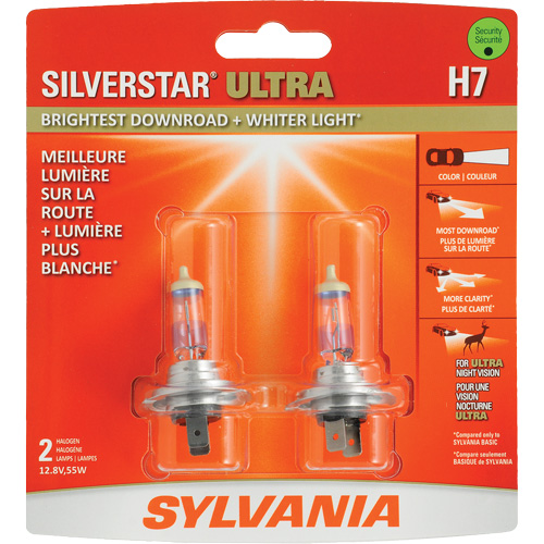 Ampoule de feu avant SilverStar H7, Halog&egrave;ne, 56 W, Blanc cass&eacute; OSI Industrial Sales