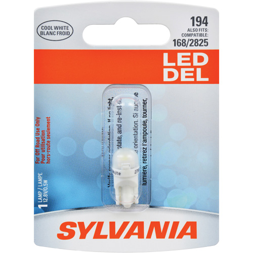 194 Mini Automotive Bulb, LED, 0.5 W/12.8 W, White OSI Industrial Sales