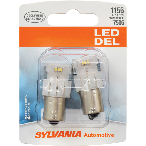 1156 Mini Automotive Bulb, LED, 12.8 W/2.3 W, White OSI Industrial Sales