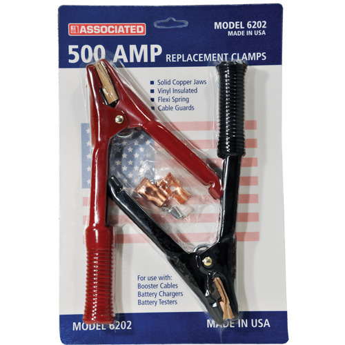 500 Amp Professional Heavy-Duty Booster Cable Clamps OSI Industrial Sales
