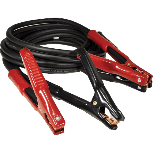 Super Heavy-Duty Booster Cable with Flexi-Spring Strain, 1/0 AWG, 800 A, 15' Cable OSI Industrial Sales