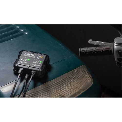 Genius&reg; 2X2 2-Bank, 4-Amp Battery Charger OSI Industrial Sales