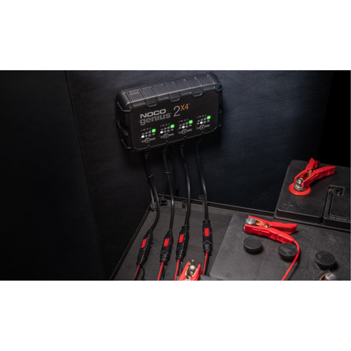 Genius&reg; 2X4 4-Bank, 8-Amp Battery Charger OSI Industrial Sales